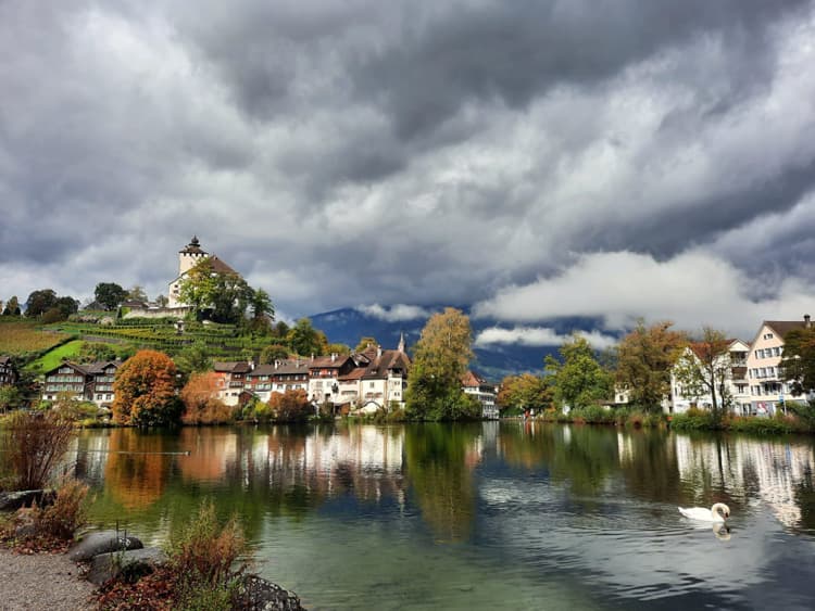 Wir wechseln wieder in die Schweiz und kehren zum Abschluss dieses wunderschönen Wochenendes in das Restaurant Galerie am See in Buchs ein.
