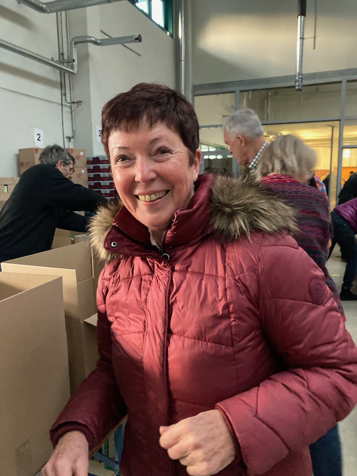 Isolde Handt in Aktion