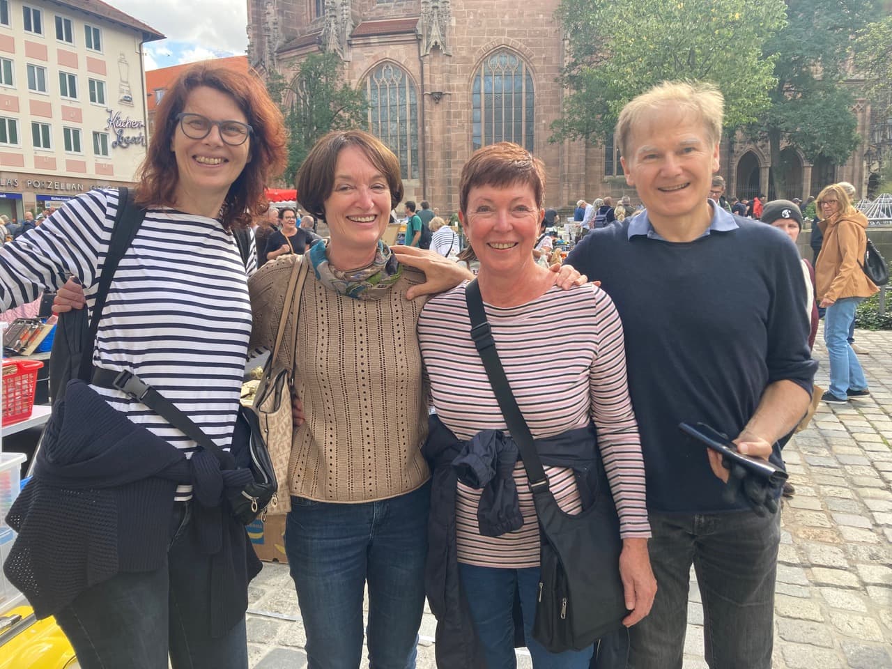 Christiane Sandvoss, Birgitte Haus, Isolde Handt und Max