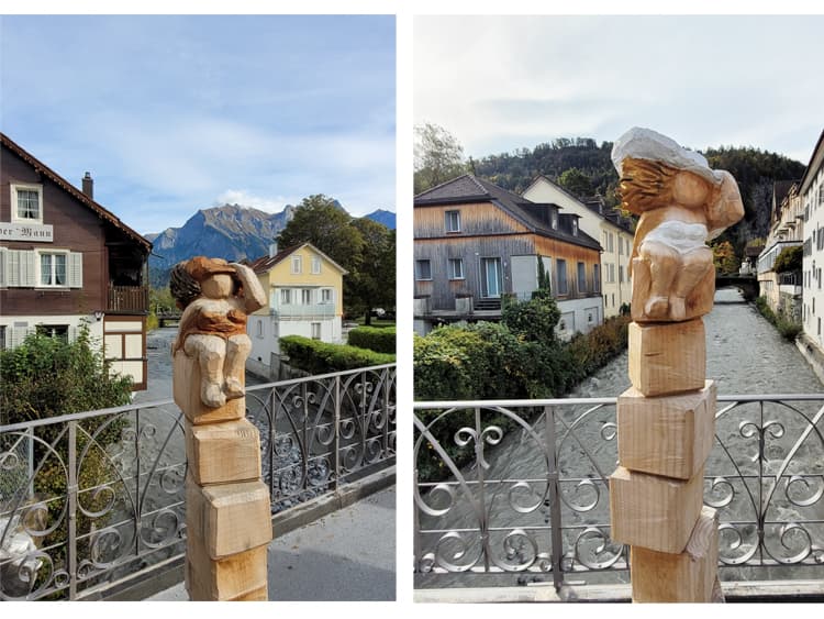 "Badende und Cityhopperin" von Karin Hofer, Schweiz