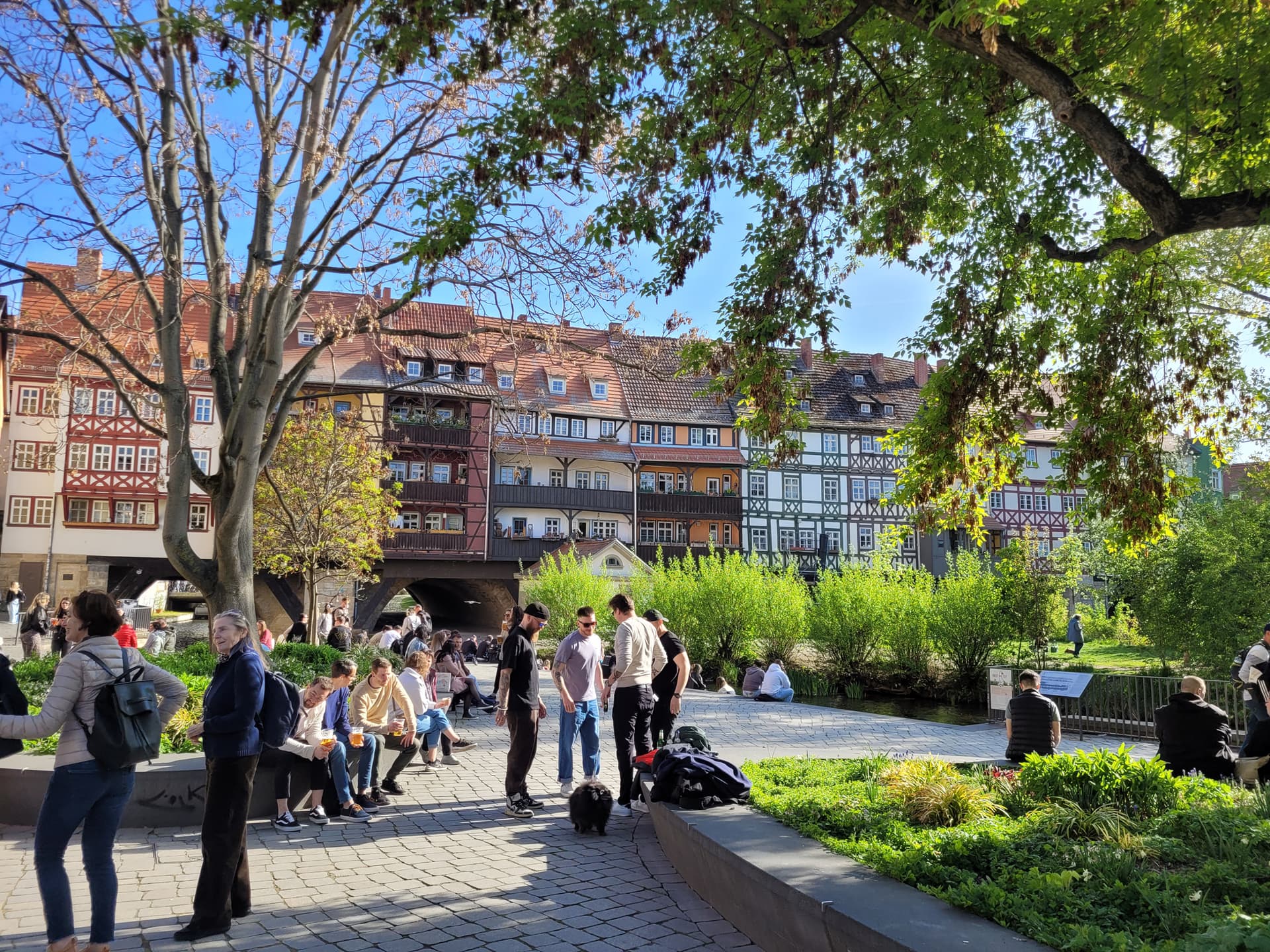Blick auf die Krämerbrücke