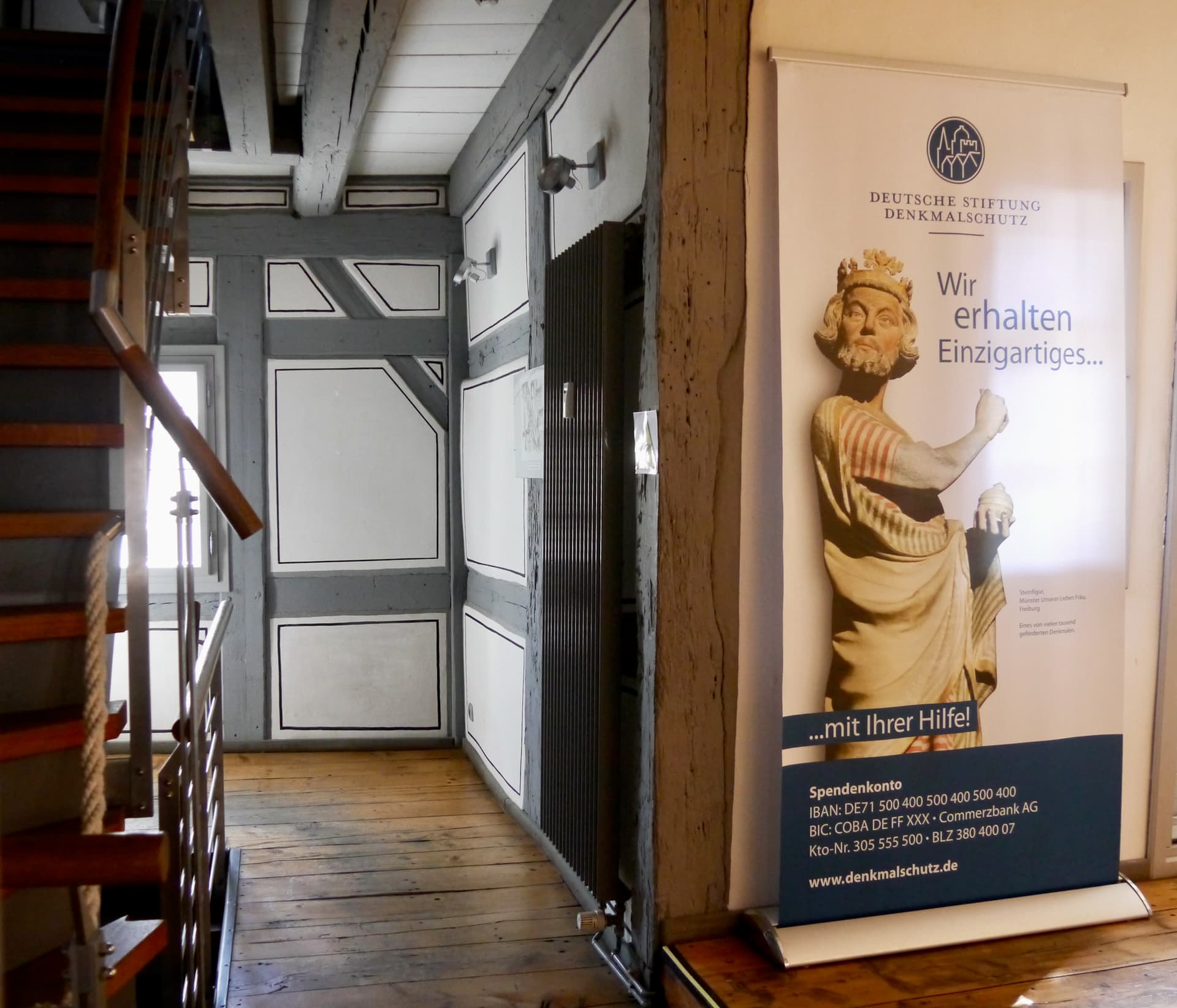 Im Haus der Stiftungen.
