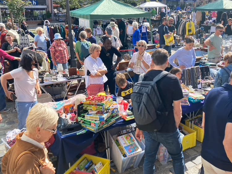 Unser Stand auf dem Trempelmarkt