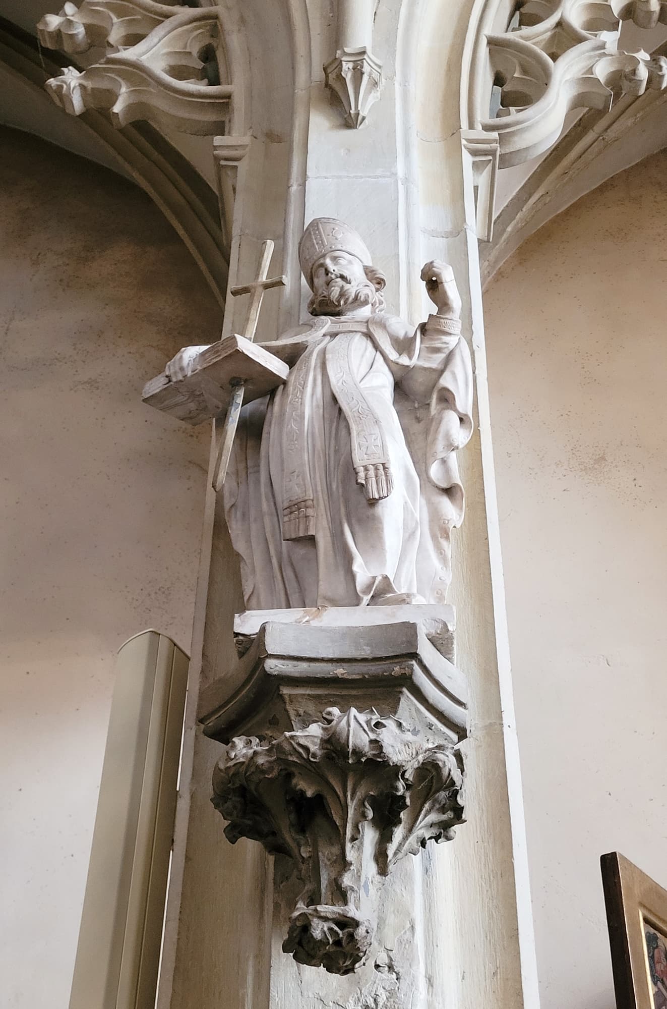 der heilige Bonifatius, Gründer des Bistums Erfurt
