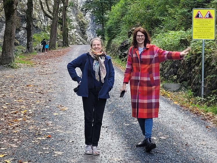 Wir genießen die Zeit in der Natur...
Siegrun Graff und Christiane Sandvoss