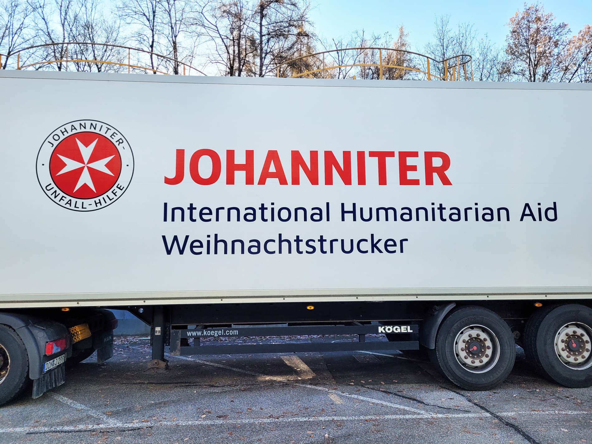Der Johanniter-Weihnachtstrucker