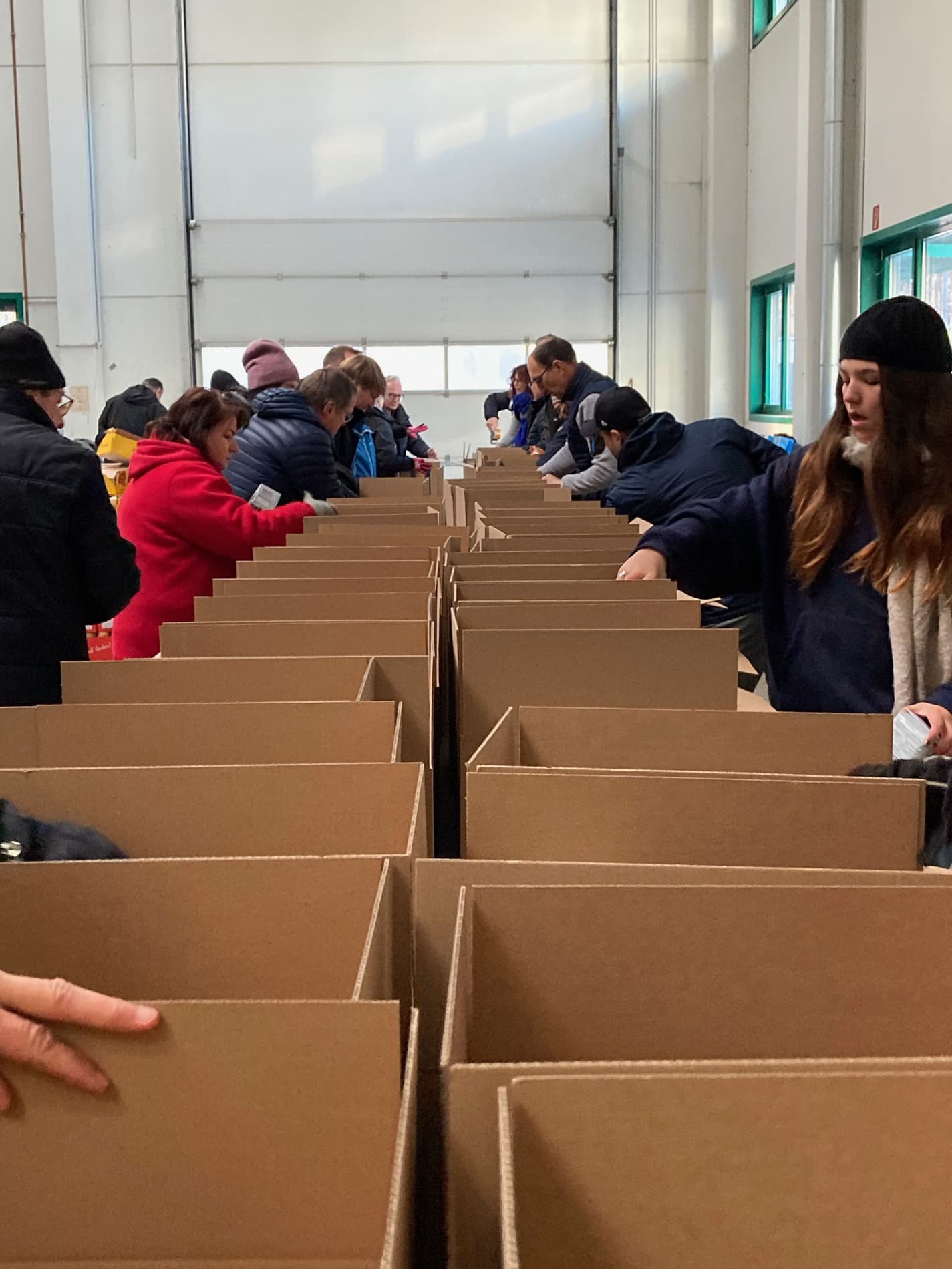 Die Packstraße. Da läuft es wie am Schnürchen!