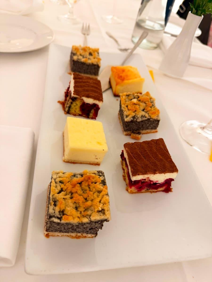 der leckere Nachtisch