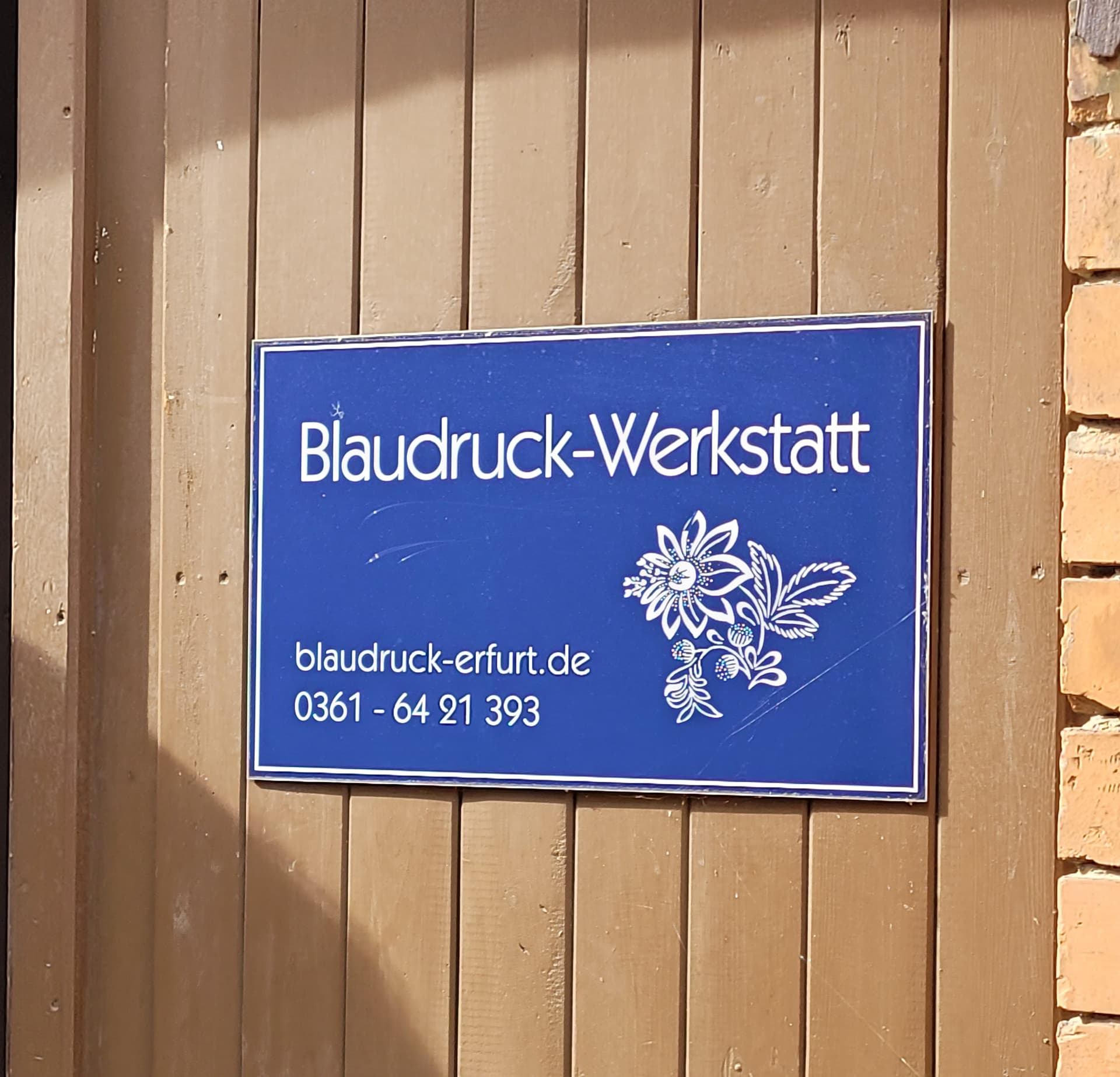 Führung durch die Blaudruck-Werkstatt
