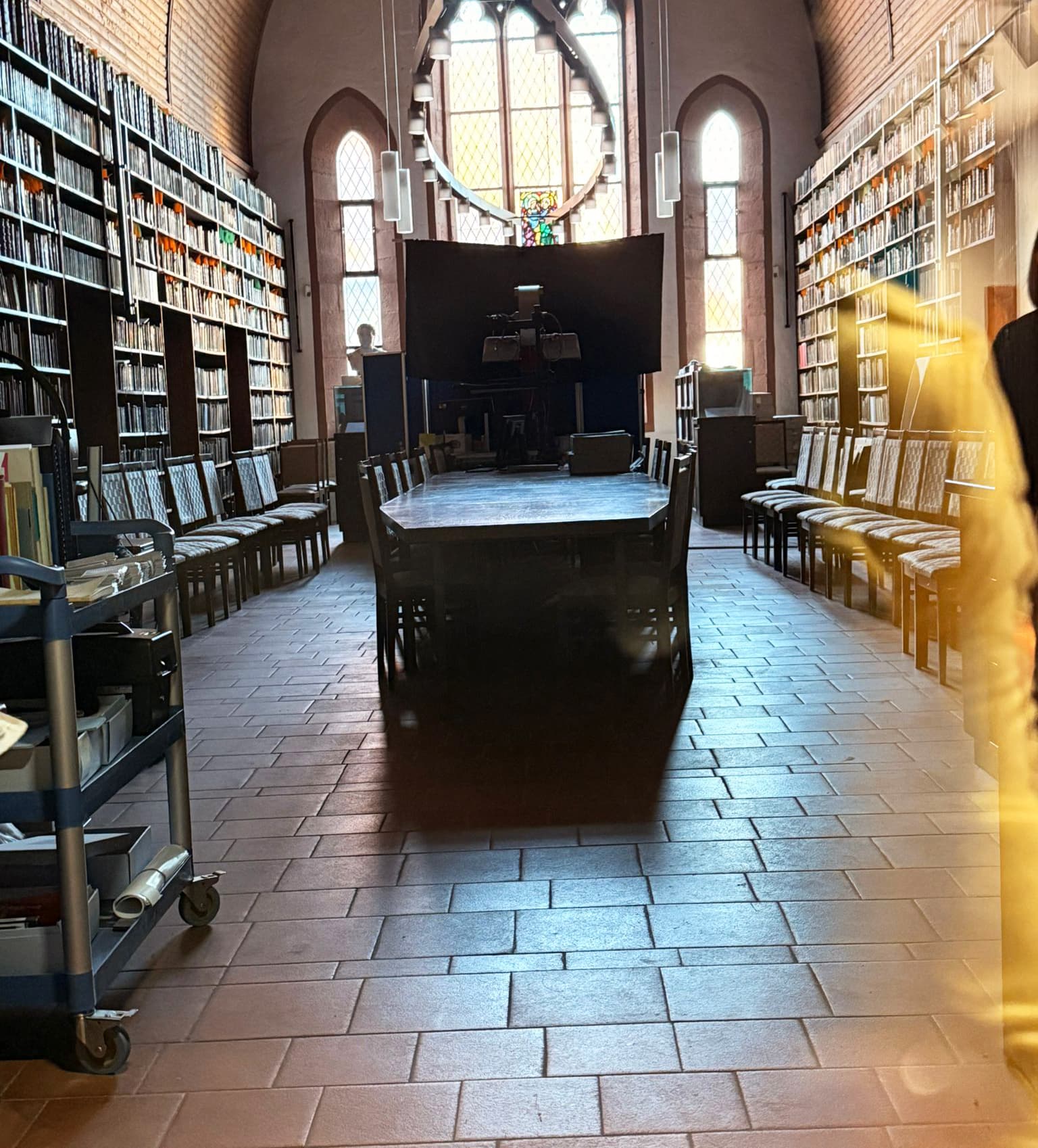 Die Bibliothek wurde im Jahr 1646 als Stiftung der evangelischen Pfarrer gegründet.