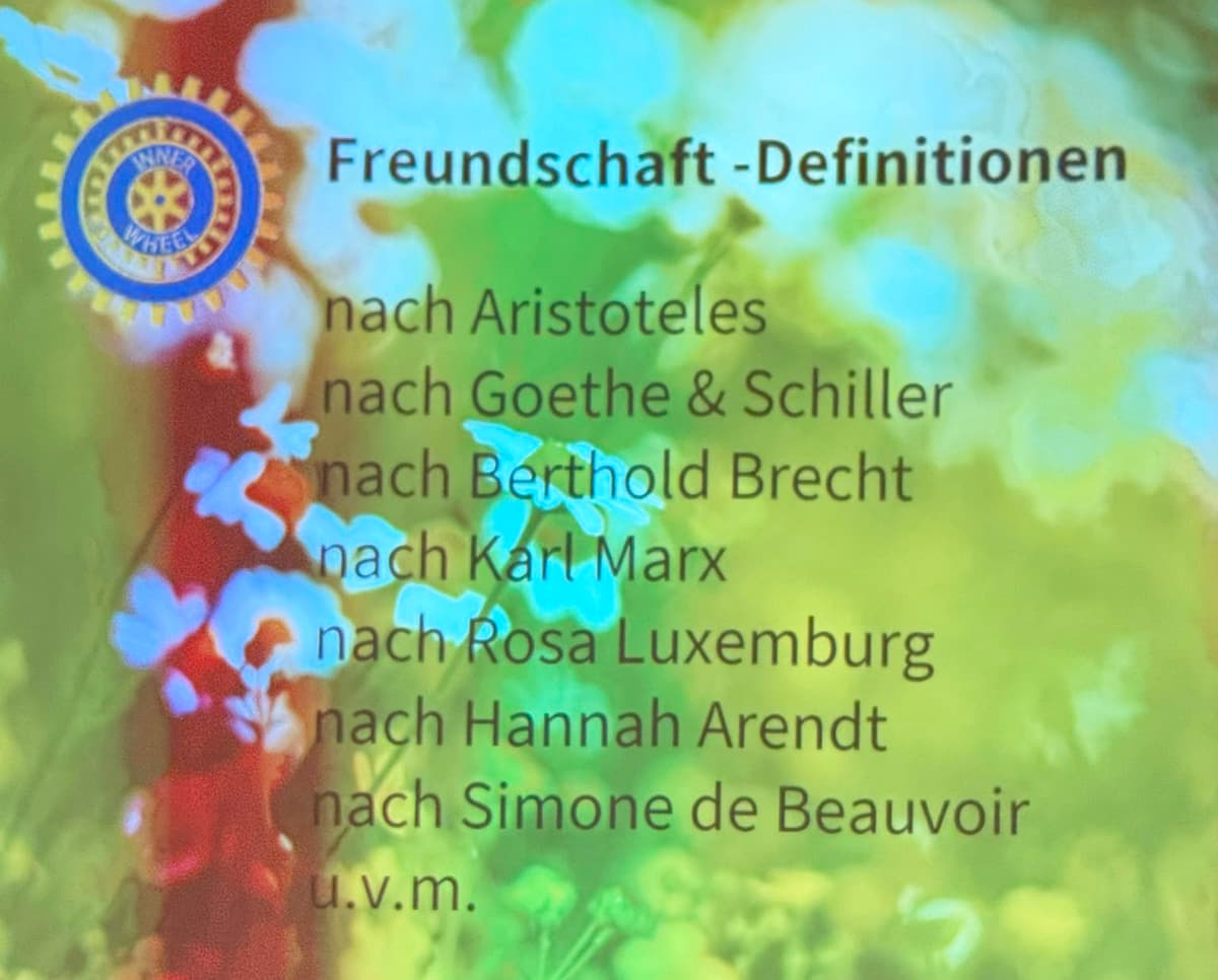 Unterschiedliche Definitionen von Freundschaft.