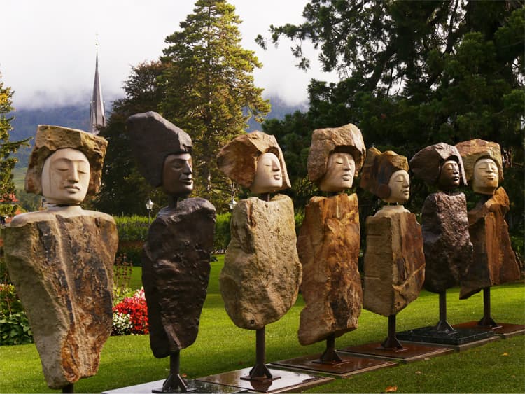 "Terra madre, Neophile, Ramos, Bonifacio, Medusa, Terra madre Bronze, Aragon Bronze" von Martin Wiese, Deutschland